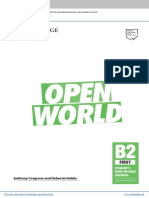 Open World Work Book b2 First