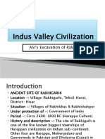 Indus Valley Civilization: ASI's Excavation of Rakhigarhi