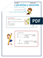 Rectas Paralelas y Secantes