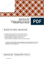 Masaje Terapéutico: Modalidades Terapéuticas Manuales