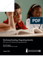 Declining Funding Degrading Quality