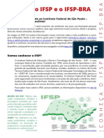 Conheça o IFSP-BRA