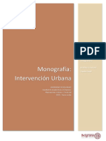 Monografía - Intervención Urbana 