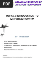 Topic 1 Introduction To Microwaves