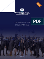 Undergraduate Programmes Brochure Wittenborg University of Applied Sciences 001