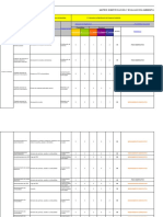 Matriz Identificacion y Evaluacion de Impactos Ambientales