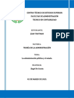 Administración Pública y El Estado de Panamá