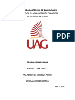 TAREA LOCALIZACIÓN DE PLANTA - Factores Múltiples