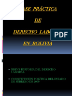 Derecho laboral boliviano: análisis de la LGT y CPE