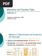Muestreo Isocinético según EPA 5 | PDF | Gases | Muestreo (Estadísticas)