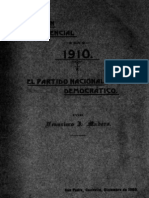 La Sucesion Presidencial 1910