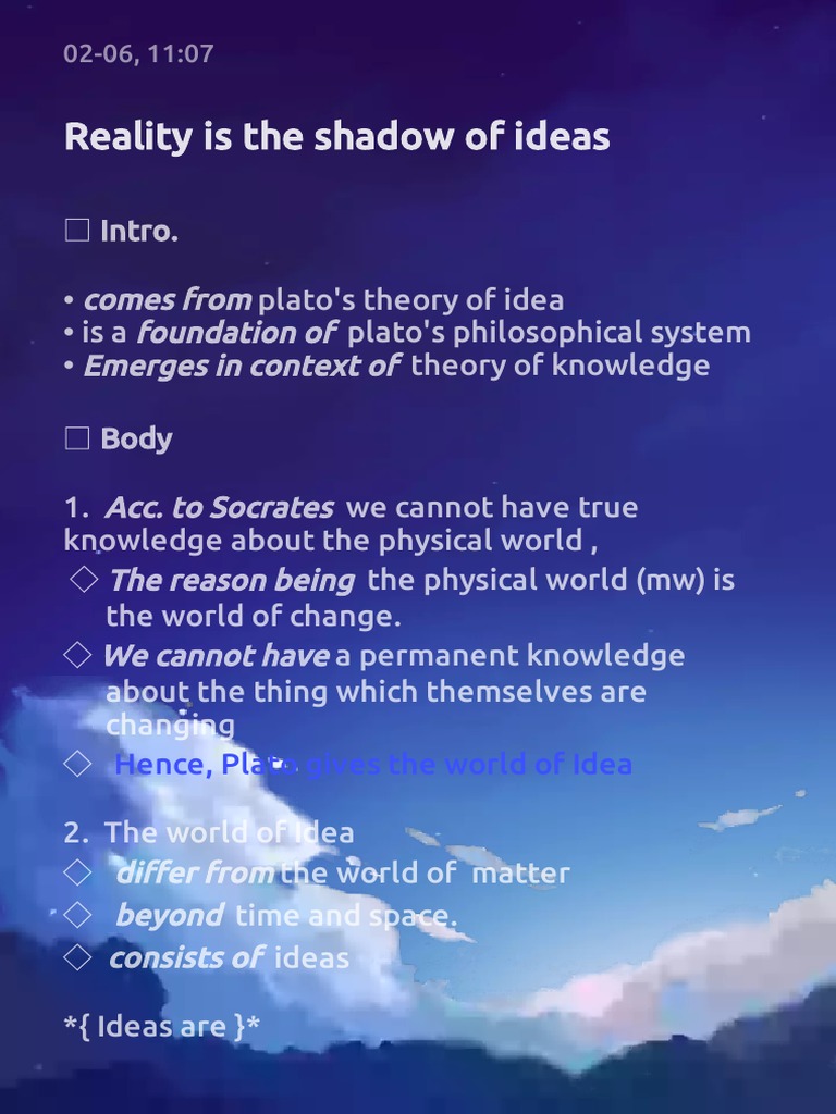 Plato Pyq Upsc (Psir) PDF Plato Idea