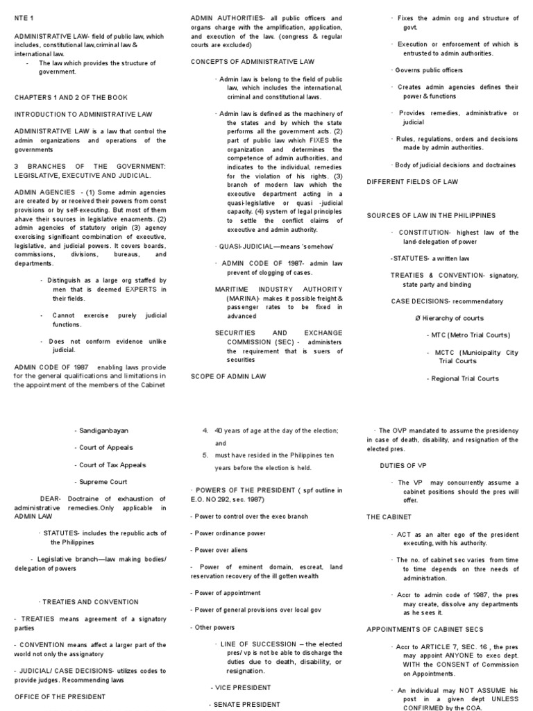 Admin Law Pdf Administrative Law Presidents Of The United States