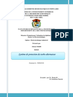 Système de Protection Du Turbo-Alternateur: Soutenue Le: 30/06/2018