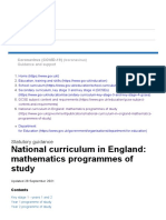 National Curriculum in England - Mathematics Programmes of Study - GOV - UK