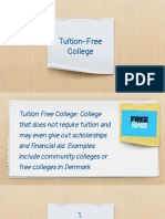 Tuition-Free College