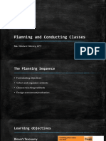Planning and Conducting Classes: Ma. Shiela V. Nieves, LPT