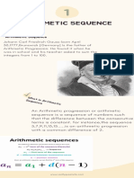 ARITHMETIC SEQUENCE