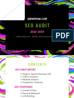 SEO Audit and Strategies for ganknow.com