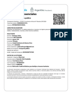 Actividades Esenciales: Autorizado Transporte Publico