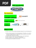 PHP Notes