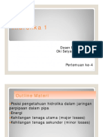 Microsoft PowerPoint - Kuliah 4 - Hidrolika 1-Edit Oki Mhs