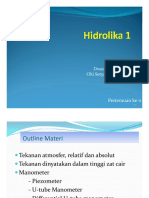 Microsoft PowerPoint - Kuliah 2 - Hidrolika 1-Edit Oki Mhs