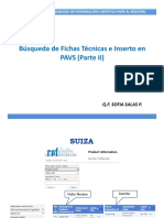 Búsqueda de Fichas Técnicas e Inserto en PAVS (Parte II)