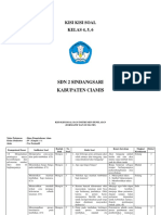 Kisi Kisi Soal KELAS 4, 5, 6: SDN 2 Sindangsari Kabupaten Ciamis