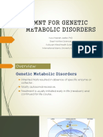 MNT For Genetic Metabolic Disorders