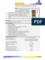 Ficha Técnica Bancos de Condensadores Automáticos