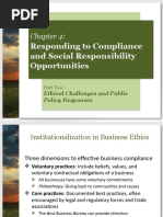 Responding To Compliance and Social Responsibility Opportunities