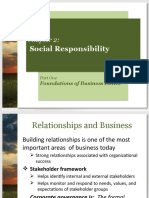 Social Responsibility: Foundations of Business Ethics