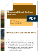Managing Ethical Business Concerns: Ethical Challenges and Public Policy Responses