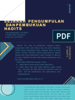 Sejarah Pengumpulan Dan Pembukuan Hadits: Ahmad Muqoddas (201220062) Ziadatul Hilmi (201220042) Shevi Yani (201220064)