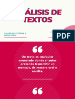 Análisis de Textos