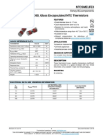 Datasheet Thermistor