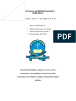 Analisis Kesalahan Berbahasa