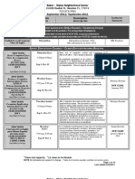 Baker-Ripley September Schedule