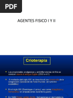 AGENTES FISICOS I Y II Fisioterapia