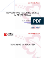 Teaching in Malaysia