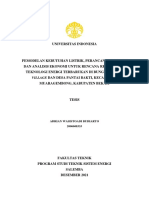 Modeling Electricity Demand, Technical Design and Economic Analysis for Renewable Energy Technology Revitalization Plan