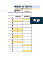 Anexo 3 - Puntuacion Del Instrumento TKI