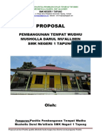 Proposal Tempat Wudhu