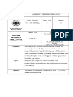 Sop Assesment Kebutuhan Pelatihan