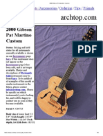 2000 Gibson Pat Martino Custom