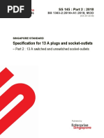 Specification For 13 A Plugs and Socket-Outlets