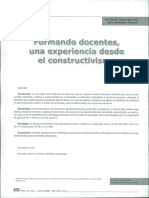 Formando Docentes, Una Experiencia Desde El Constroctivisma: - Julia Hernátidez-Álvatez,'