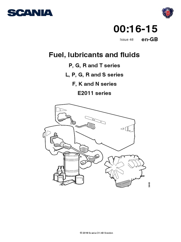 Fuel, Lubricants & Fluids SCANIA NTG PDF Diesel Fuel Motor Oil