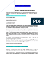 Comunicado Importante Regularizacion Contratos Speedy Internet